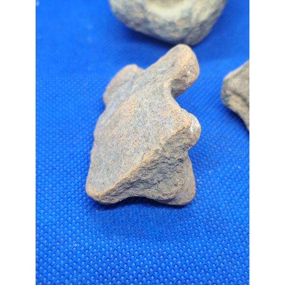 Pre Columbian Stone Carved Heads, Lot Of 3 - Estate Find! - Picture 13 of 13